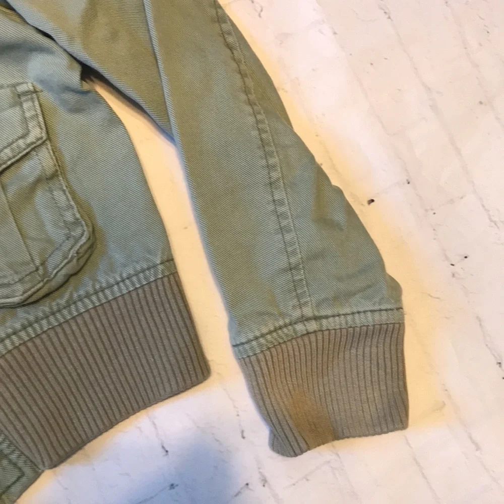 unisex girls boys Old navy jacket small 5-6 army green for kids